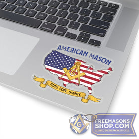 American Mason Sticker