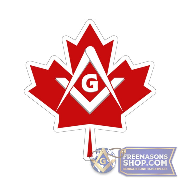 Canada Mason Sticker | FreemasonsShop.com | Paper products