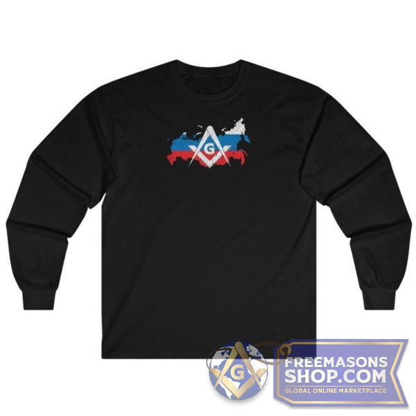 Russia Mason Long Sleeve Shirt | FreemasonsShop.com | Long-sleeve