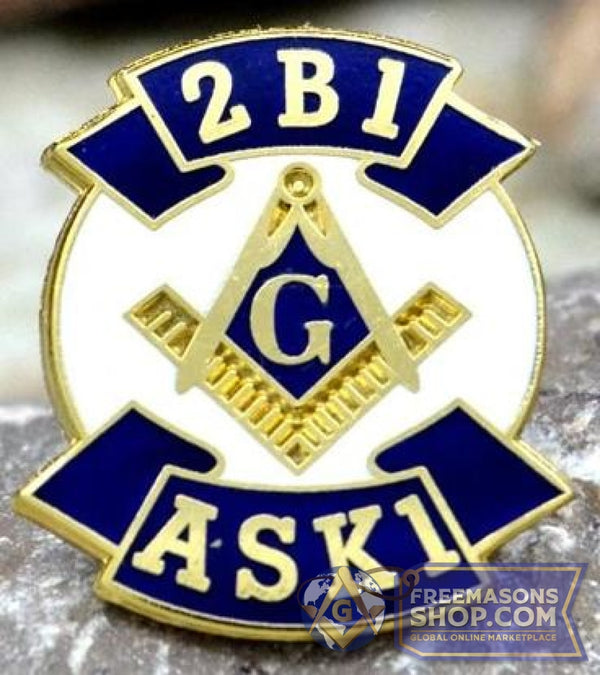2B1 ASK1 Masonic Lapel Pin | FreemasonsShop.com | Pins