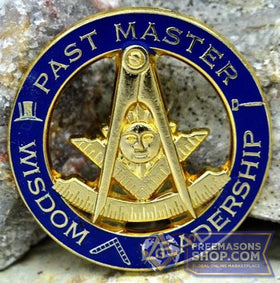 Past Master Masonic Lapel Pin