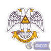 Scottish Rite Sticker | FreemasonsShop.com | Paper products