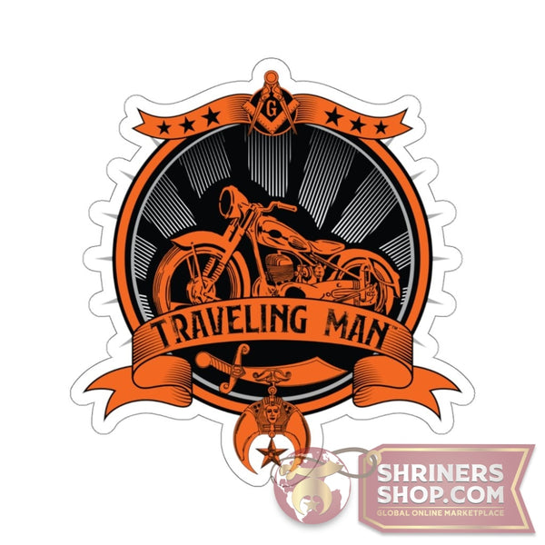 Traveling Man Shriners Sticker | FreemasonsShop.com | Paper products