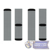 Masonic Pattern Socks - Gray | FreemasonsShop.com | All Over Prints