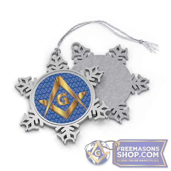 Masonic Snowflake Ornament | FreemasonsShop.com | Home Decor