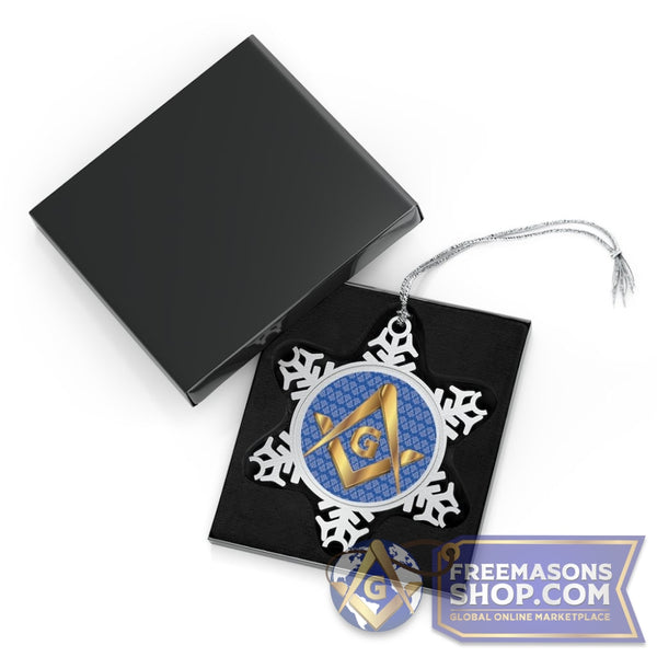 Masonic Snowflake Ornament | FreemasonsShop.com | Home Decor