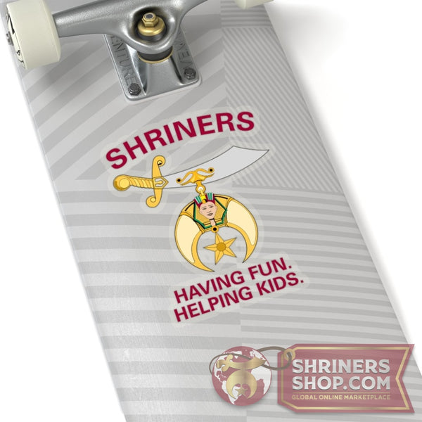Shriners Scimitar Sticker | FreemasonsShop.com | Paper products