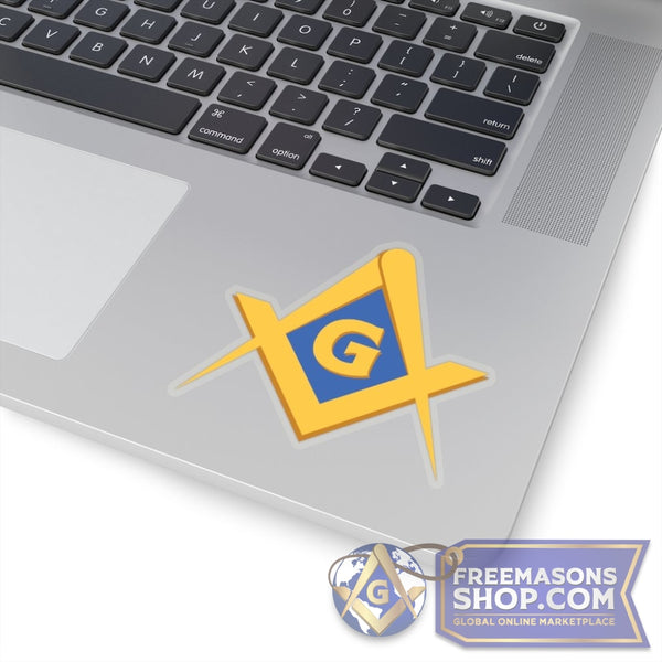 Masonic Square & Compass Sticker | FreemasonsShop.com | Paper products