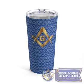 Masonic 20oz Tumbler Cup - Blue