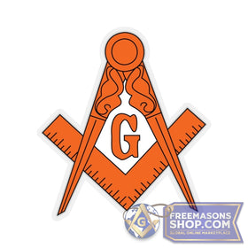 Masonic Biker Sticker