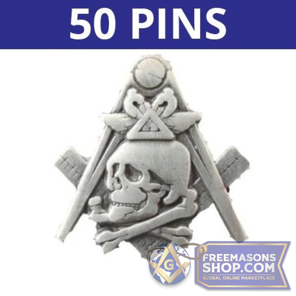 Widows Sons Skull Crossbones Pins - Set of 50 | FreemasonsShop.com | Pins