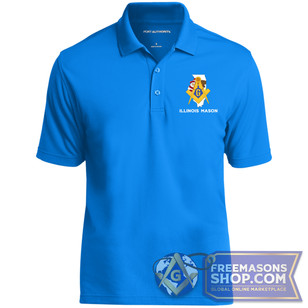 Illinois Mason Polo Shirt | FreemasonsShop.com | Polo Shirts