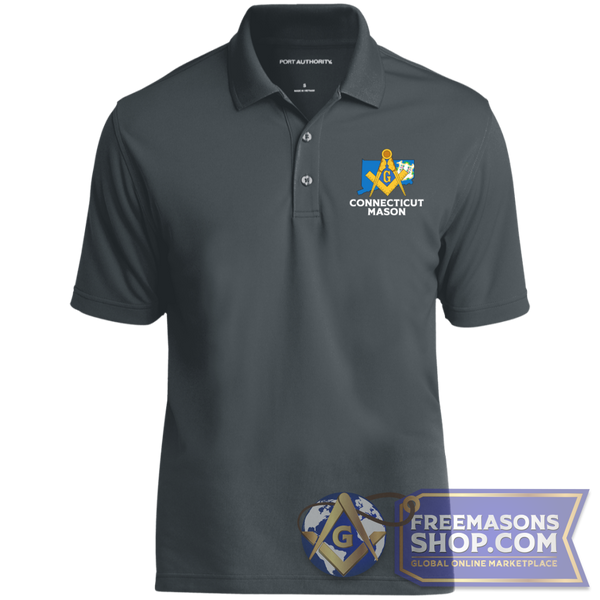 Connecticut Mason Polo Shirt | FreemasonsShop.com | Polo Shirts