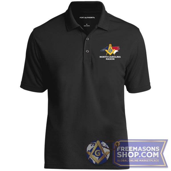 North Carolina Mason Polo Shirt | FreemasonsShop.com | Polo Shirts