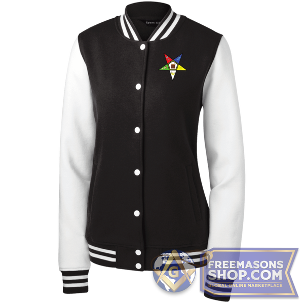 Eastern Star Women's Fleece Letterman Jacket | FreemasonsShop.com | Sweatshirts