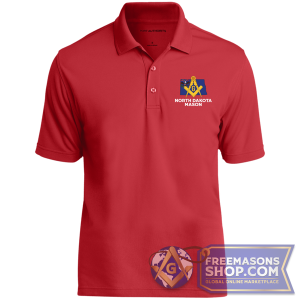 North Dakota Mason Polo Shirt | FreemasonsShop.com | Polo Shirts