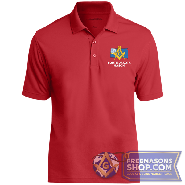 South Dakota Mason Polo Shirt | FreemasonsShop.com | Polo Shirts