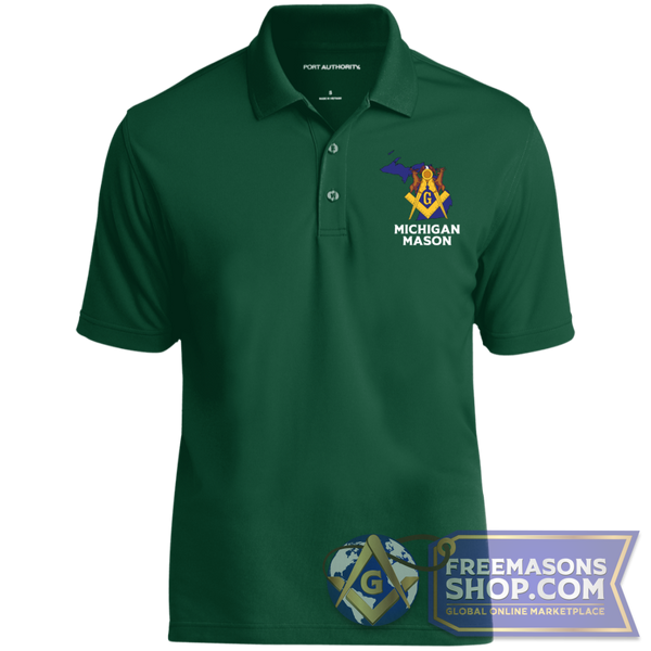 Michigan Mason Polo Shirt | FreemasonsShop.com | Polo Shirts