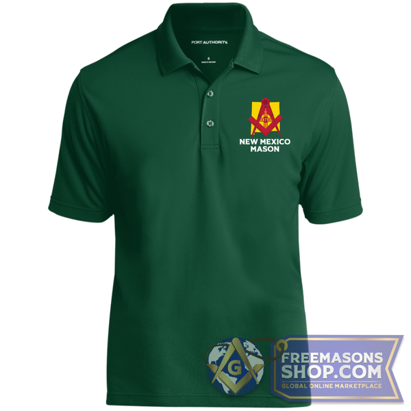 New Mexico Mason Polo Shirt | FreemasonsShop.com | Polo Shirts