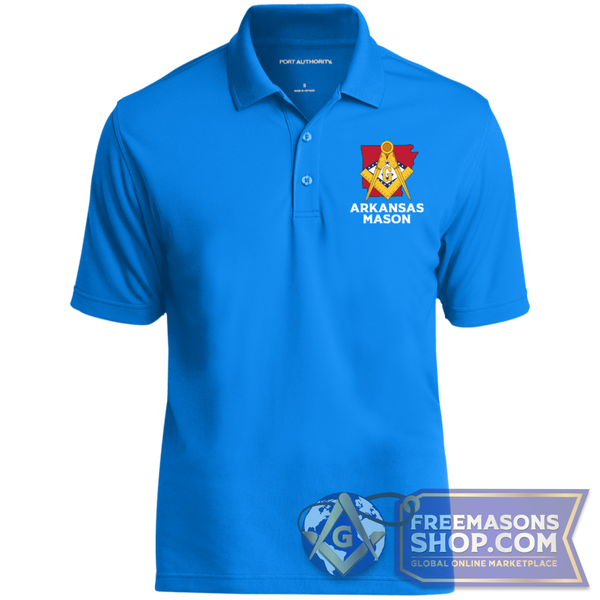 Arkansas Mason Polo Shirt | FreemasonsShop.com | Polo Shirts