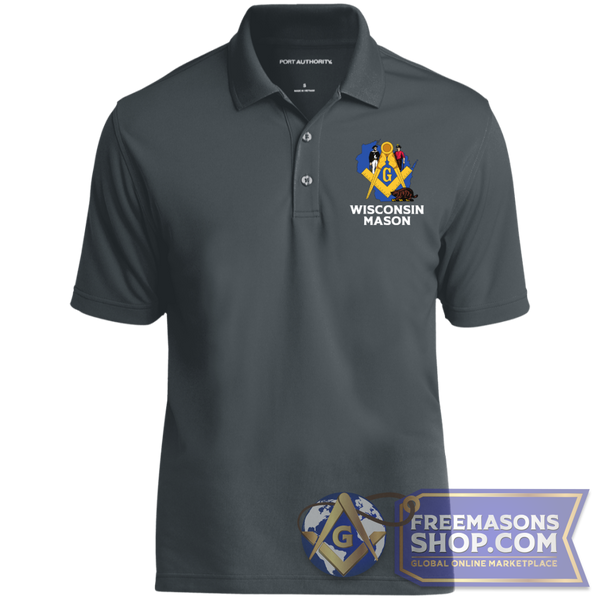 Wisconsin Mason Polo Shirt | FreemasonsShop.com | Polo Shirts