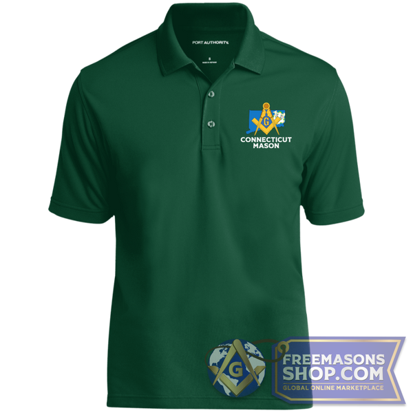 Connecticut Mason Polo Shirt | FreemasonsShop.com | Polo Shirts