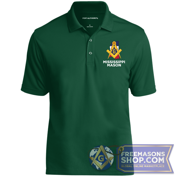 Mississippi Mason Polo Shirt | FreemasonsShop.com | Polo Shirts