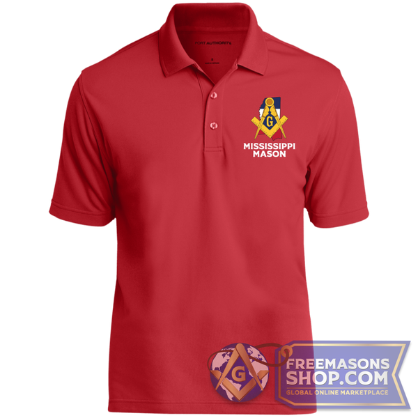 Mississippi Mason Polo Shirt | FreemasonsShop.com | Polo Shirts