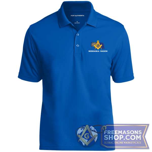 Nebraska Mason Polo Shirt | FreemasonsShop.com | Polo Shirts
