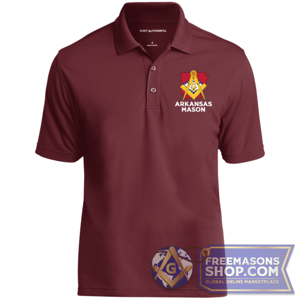 Arkansas Mason Polo Shirt | FreemasonsShop.com | Polo Shirts