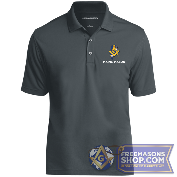 Maine Mason Polo Shirt | FreemasonsShop.com | Polo Shirts