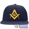Masonic Flat Bill Snapback Hat | FreemasonsShop.com | Hats