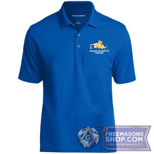 Massachusetts Mason Polo Shirt | FreemasonsShop.com | Polo Shirts