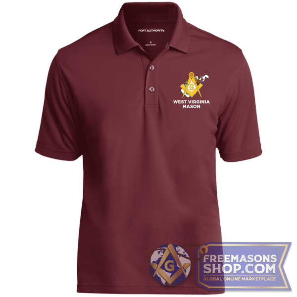 West Virginia Mason Polo Shirt | FreemasonsShop.com | Polo Shirts