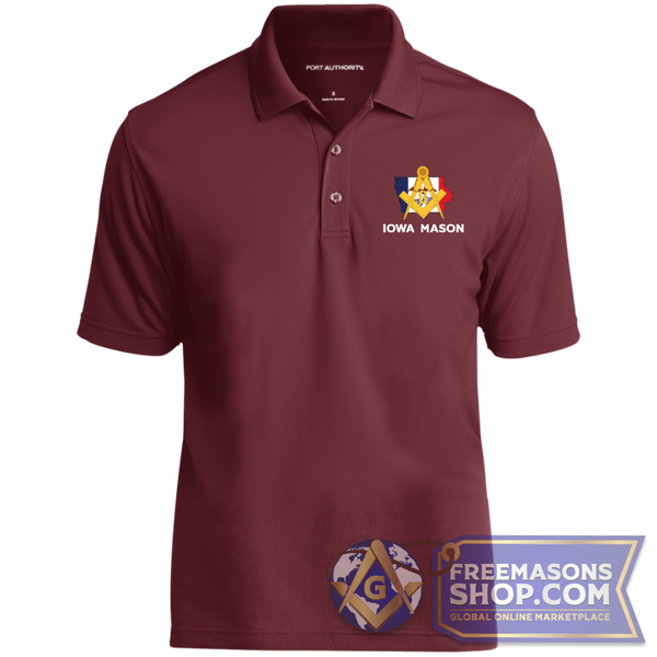 Iowa Mason Polo Shirt | FreemasonsShop.com | Polo Shirts