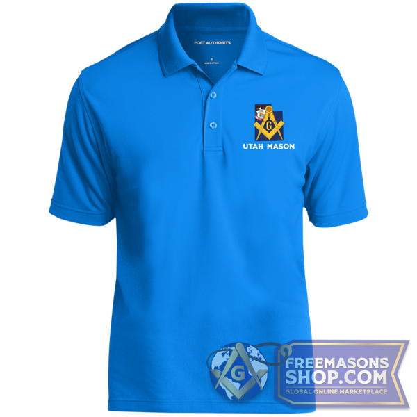 Utah Mason Polo Shirt | FreemasonsShop.com | Polo Shirts