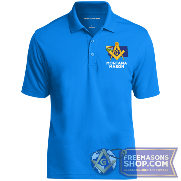 Montana Mason Polo Shirt | FreemasonsShop.com | Polo Shirts