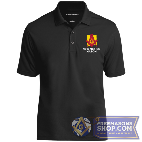 New Mexico Mason Polo Shirt | FreemasonsShop.com | Polo Shirts