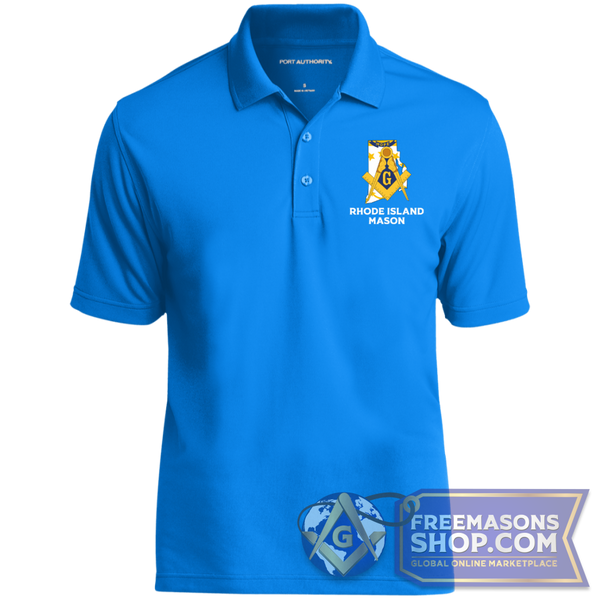 Rhode Island Mason Polo Shirt | FreemasonsShop.com | Polo Shirts