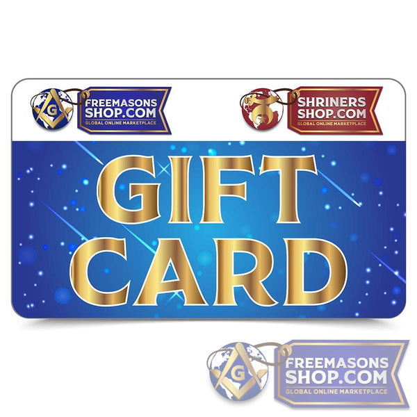 Gift Card ($25 - $500) - FreemasonsShop.com | FreemasonsShop.com |