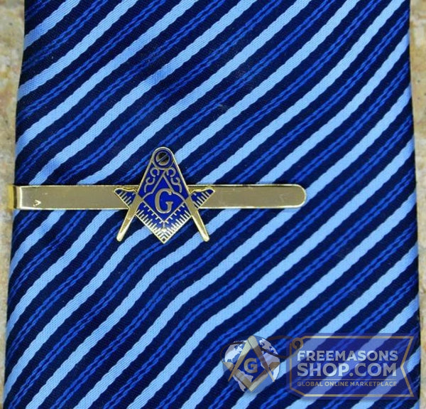 Masonic Tie Clip Gold | FreemasonsShop.com | Accessories
