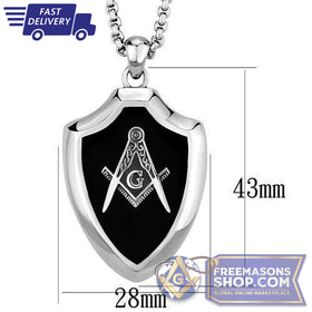Masonic Stainless Steel Chain Pendant
