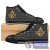 Masonic Sneakers High Top | FreemasonsShop.com | Shoes