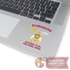 Shriners Scimitar Sticker | FreemasonsShop.com | Paper products