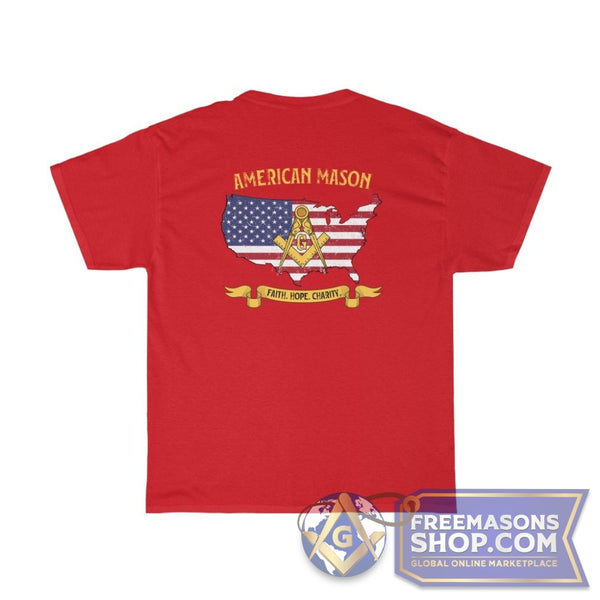 American Mason USA T-Shirt | FreemasonsShop.com | T-Shirt