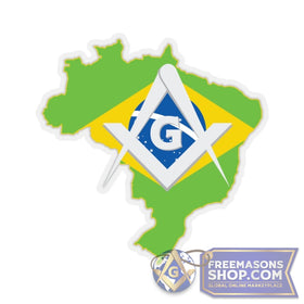 Brazil Masons Sticker