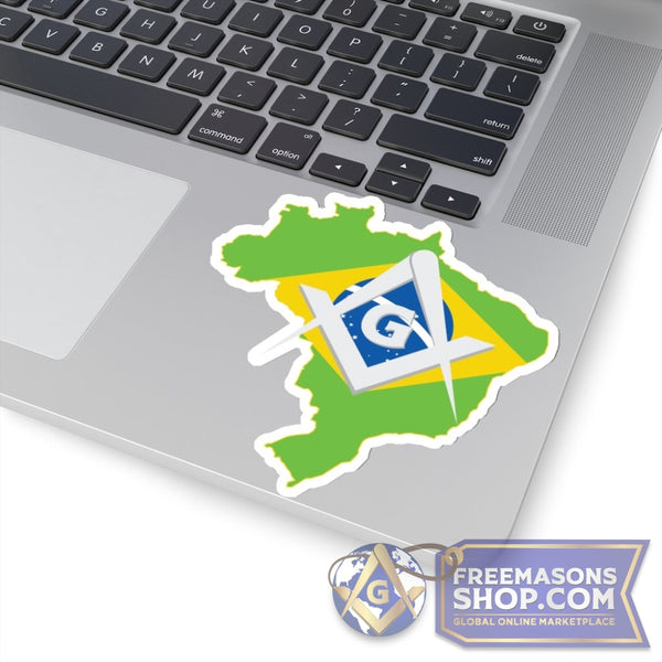 Brazil Masons Sticker | FreemasonsShop.com | Paper products