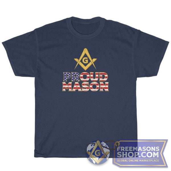 Proud Mason USA T-Shirt | FreemasonsShop.com | T-Shirt