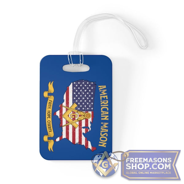 American Mason Luggage Tag | FreemasonsShop.com | Accessories