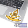 Past Master Masonic Sticker | FreemasonsShop.com | Paper products